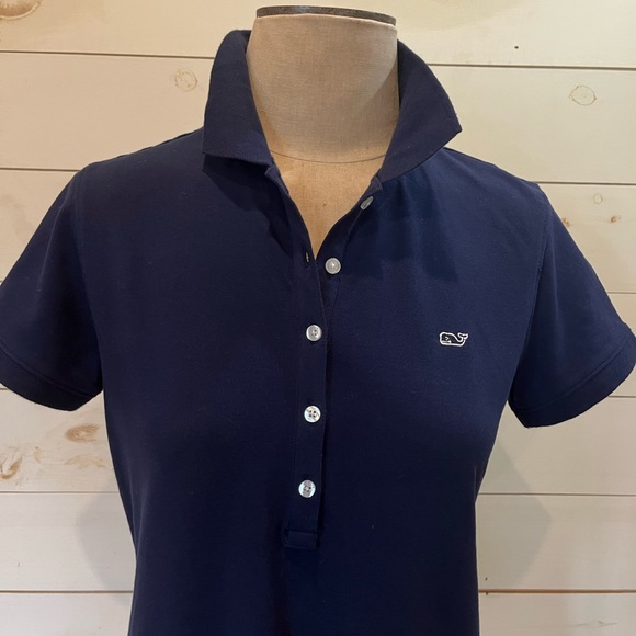 Womens Vineyard Vines Pique Polo - Picture 2 of 4